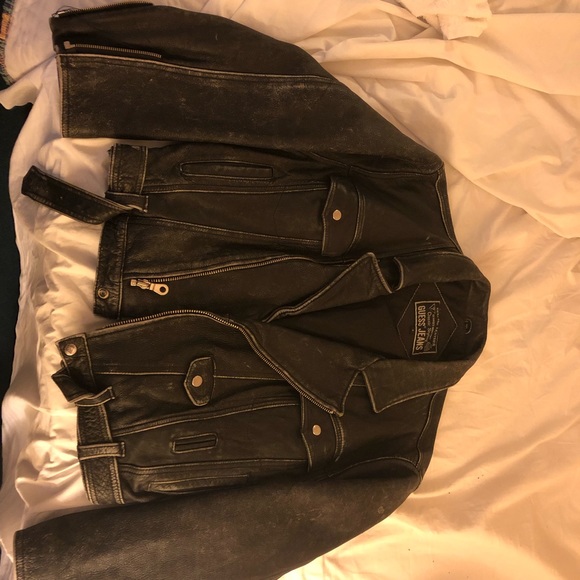 Guess Marciano Leather Biker Jacket - Picture 2 of 4